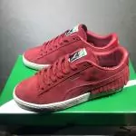 chaussures puma suede olympian fringed design red